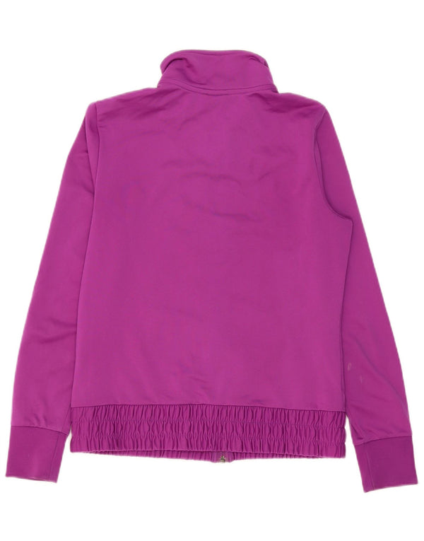 Puma træningsdragt topjakke til kvinder UK 12 Medium Lilla Polyester