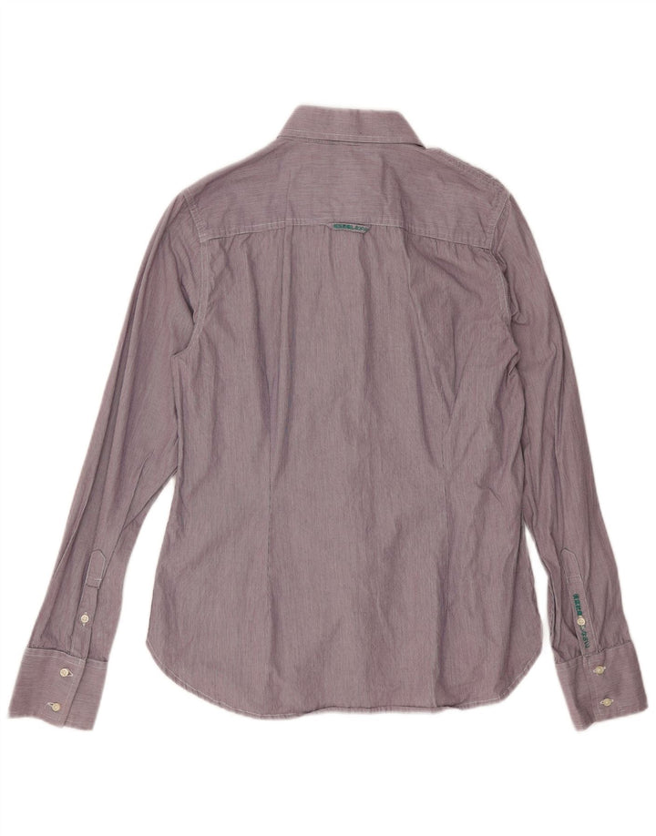 Superdry herreskjorte stor lilla ternet bomuld