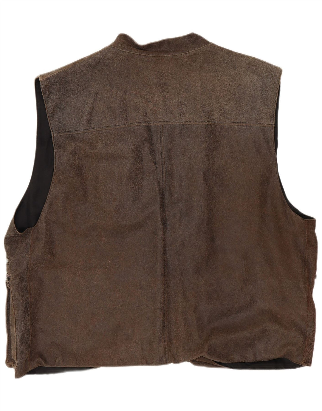 Vintage Herre Utility Gilet UK 42 XL Brun