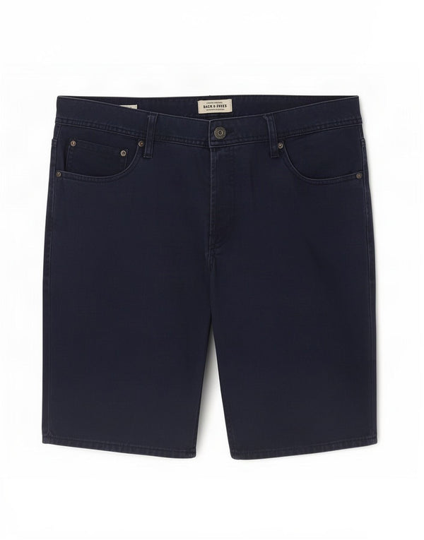 Jack & Jones Mens Denim Shorts Large W36 Navy Blue Cotton