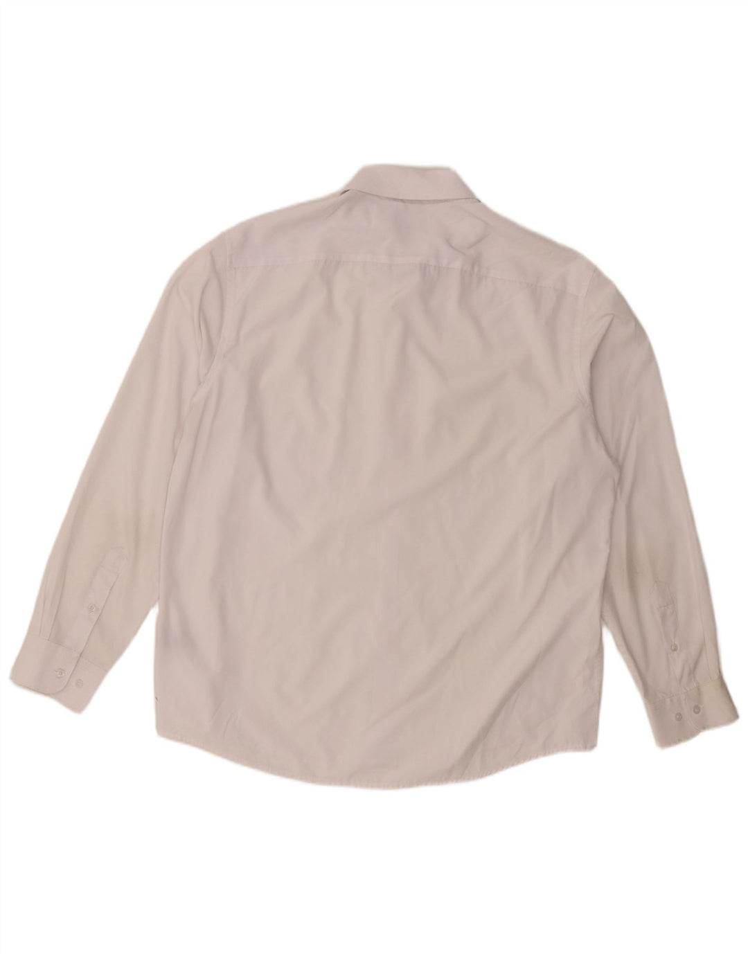 Nautica Herre Slim Fit Skjorte Størrelse 17 1/2 XL Hvid Polyester