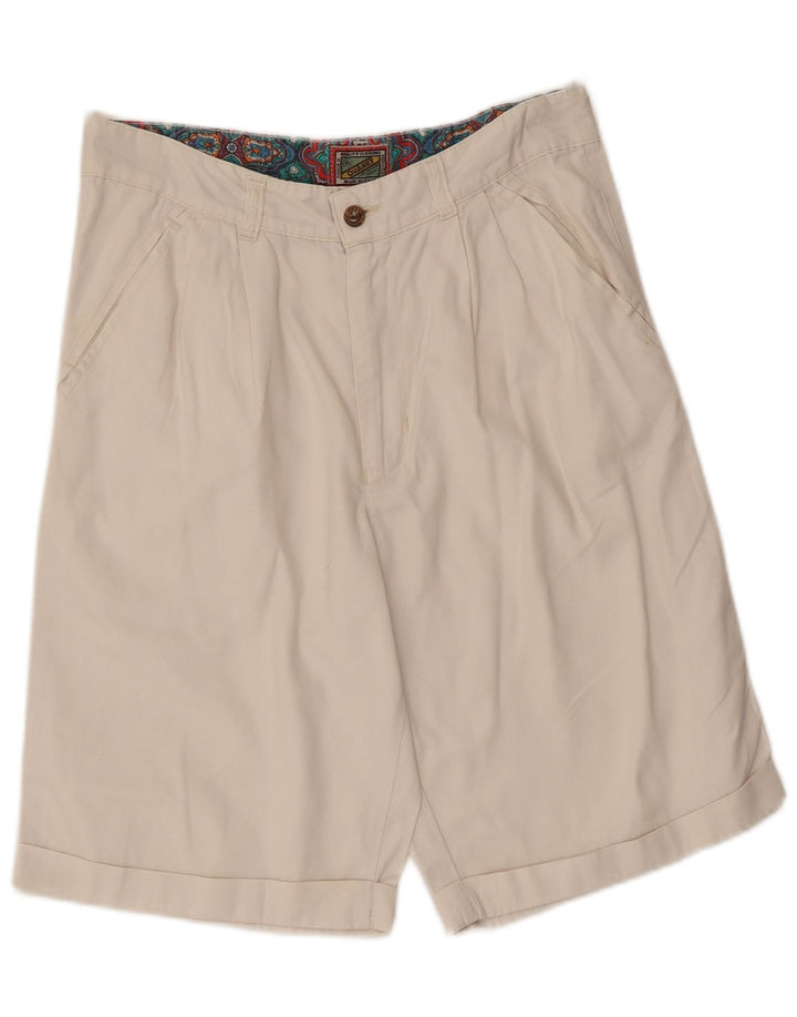 QUARRY Herre Pegged Chino Shorts W31 Medium White Bomuld