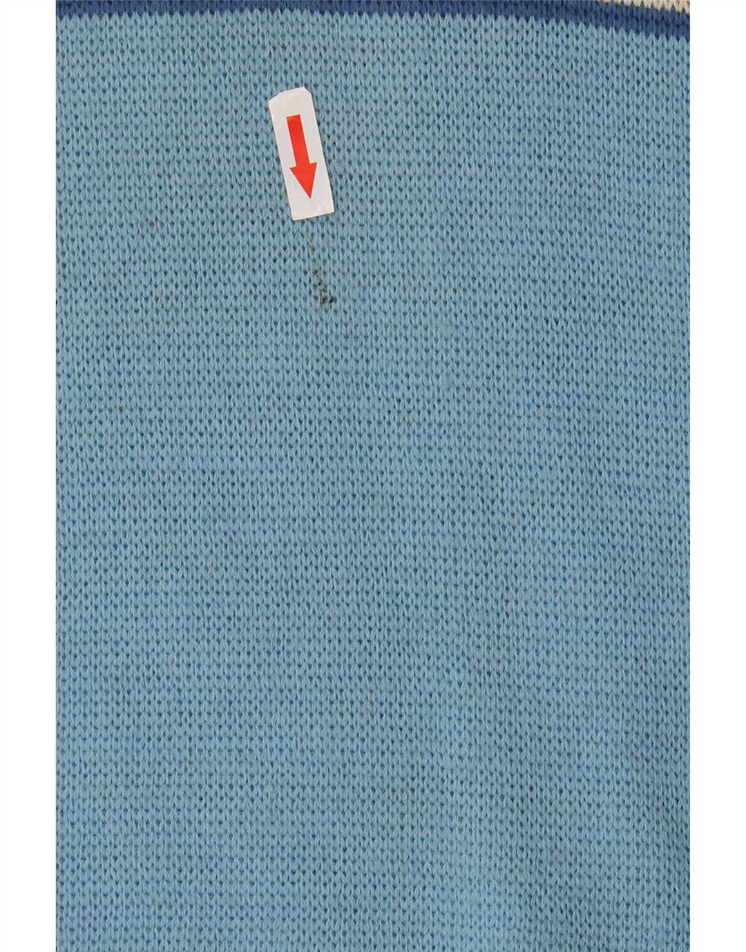 Vintage Herre Crew Neck Jumper Sweater IT 48 Small Blue Colourblock
