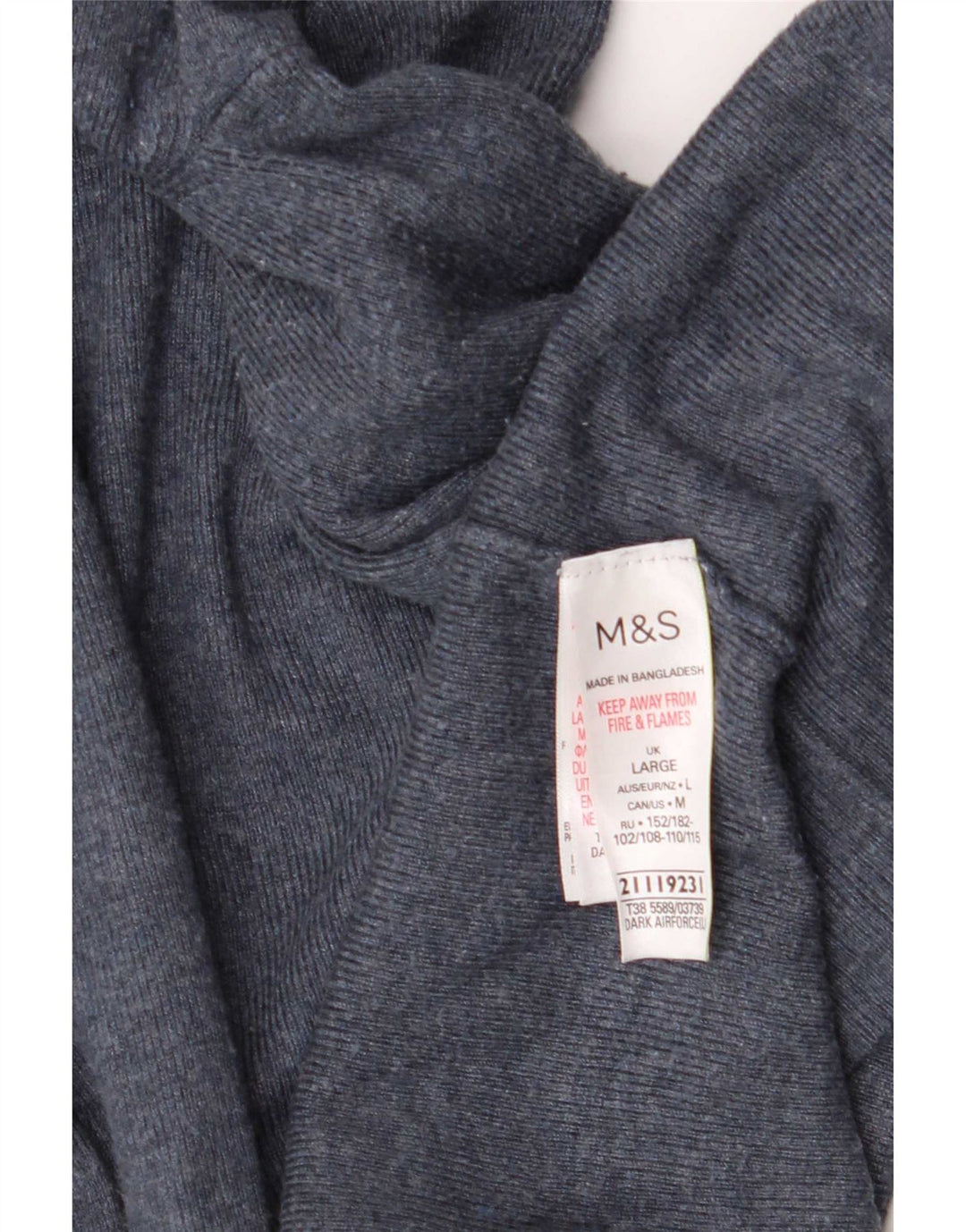 Marks & Spencer Dame Oversized Cardigan Sweater UK 16 Large Navy Blue