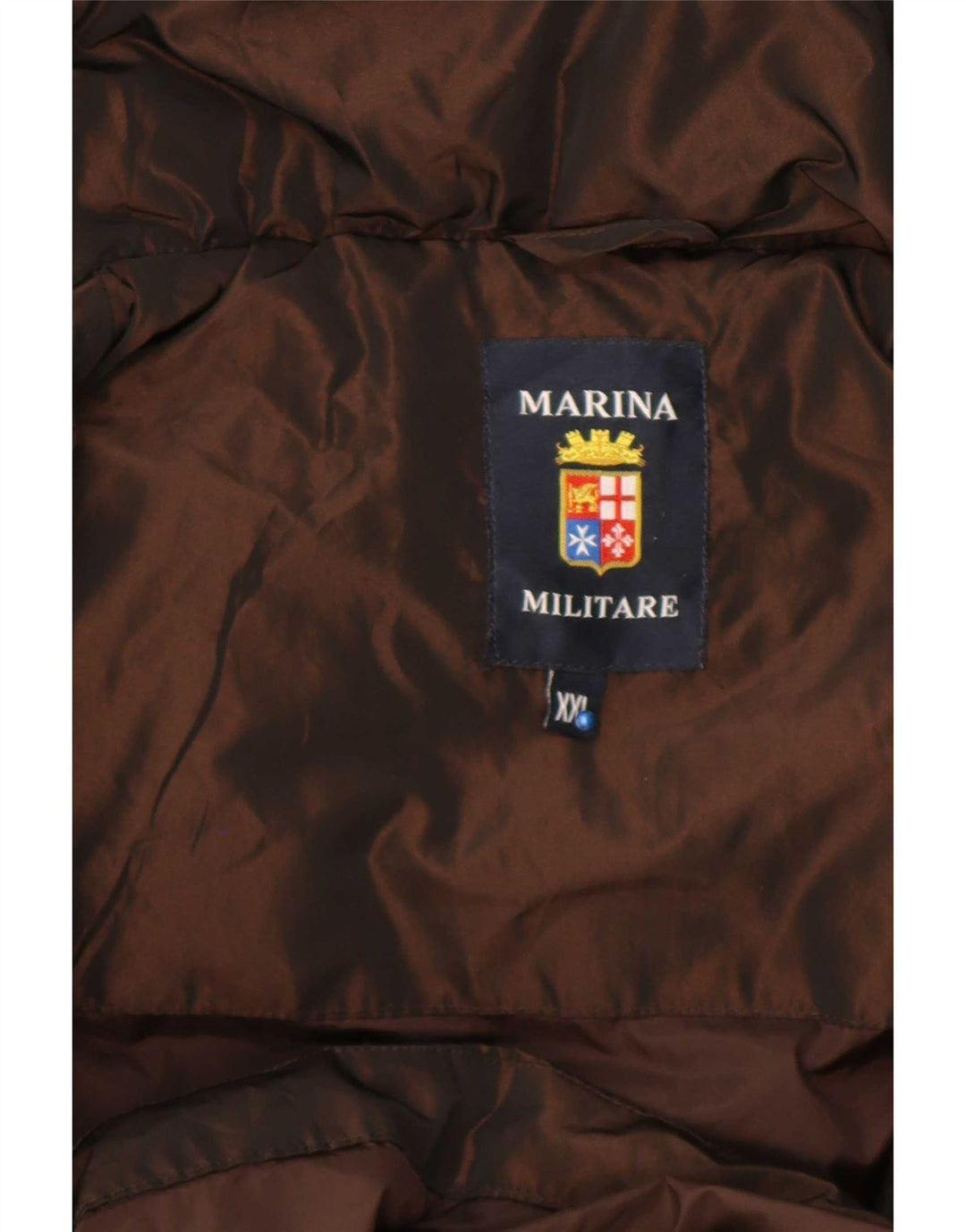 Marina Militare Dame Polstret Frakke UK 20 2XL Brun Polyester