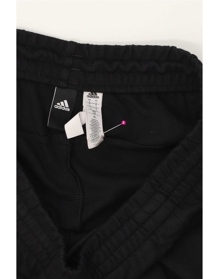 Adidas Træningsdragtsbukser til mænd Stor sort bomuld