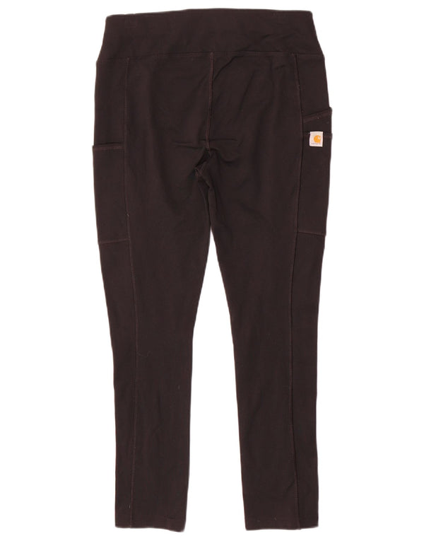Carhartt Womens Fitted Leggings UK 6 XS Sort Polyester