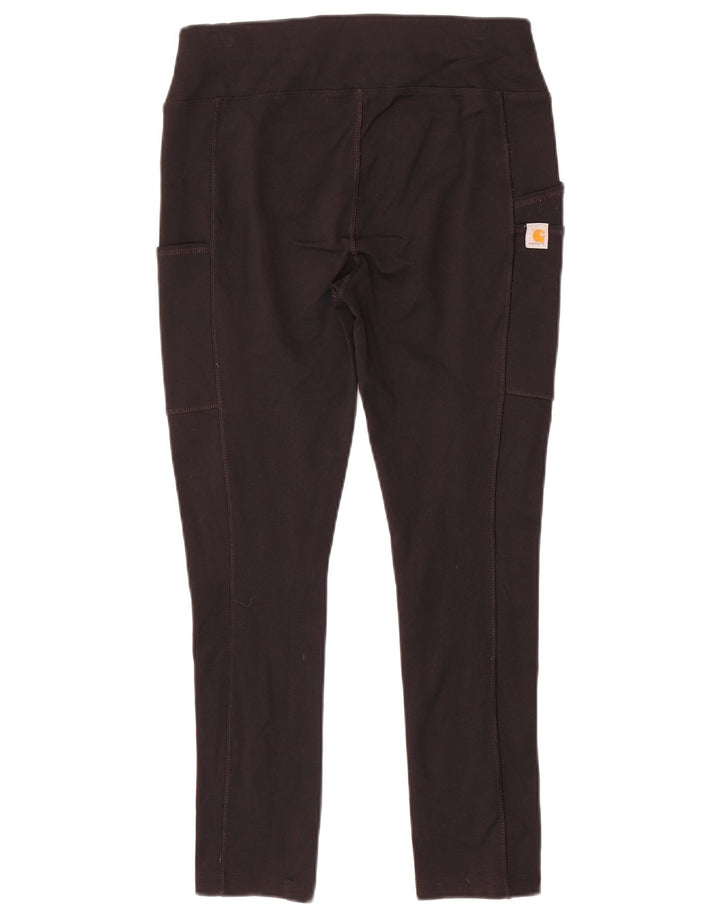 Carhartt Womens Fitted Leggings UK 6 XS Sort Polyester