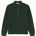 Zara Herre Corduroy Pullover Shirt Medium Green Bomuld