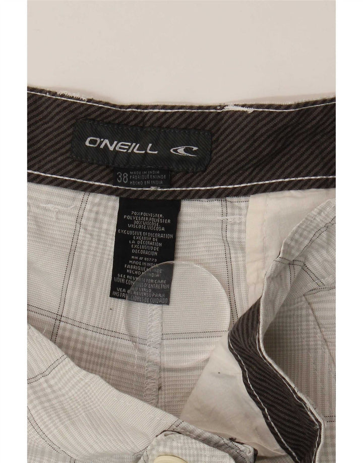 O'Neill Herre Chino Shorts W38 XL Grå ternet polyester