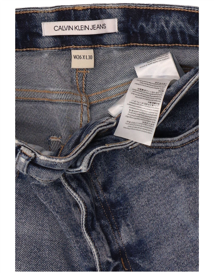 Calvin Klein Dame Skinny Jeans W26 L30 Blå Bomuld Classic