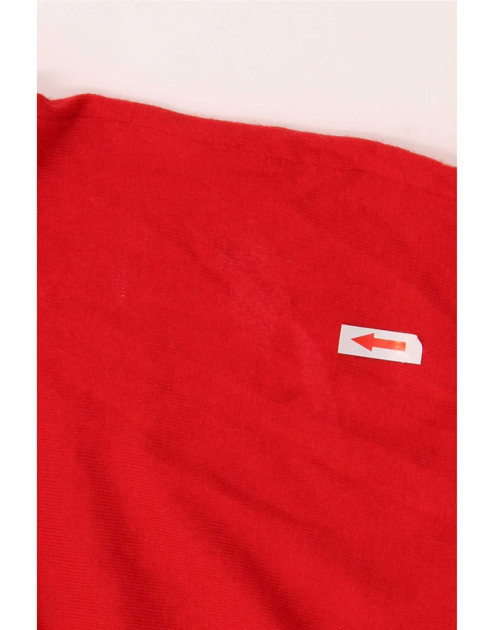Marks & Spencer Dame Rullehals sweater UK 12 Medium Rød