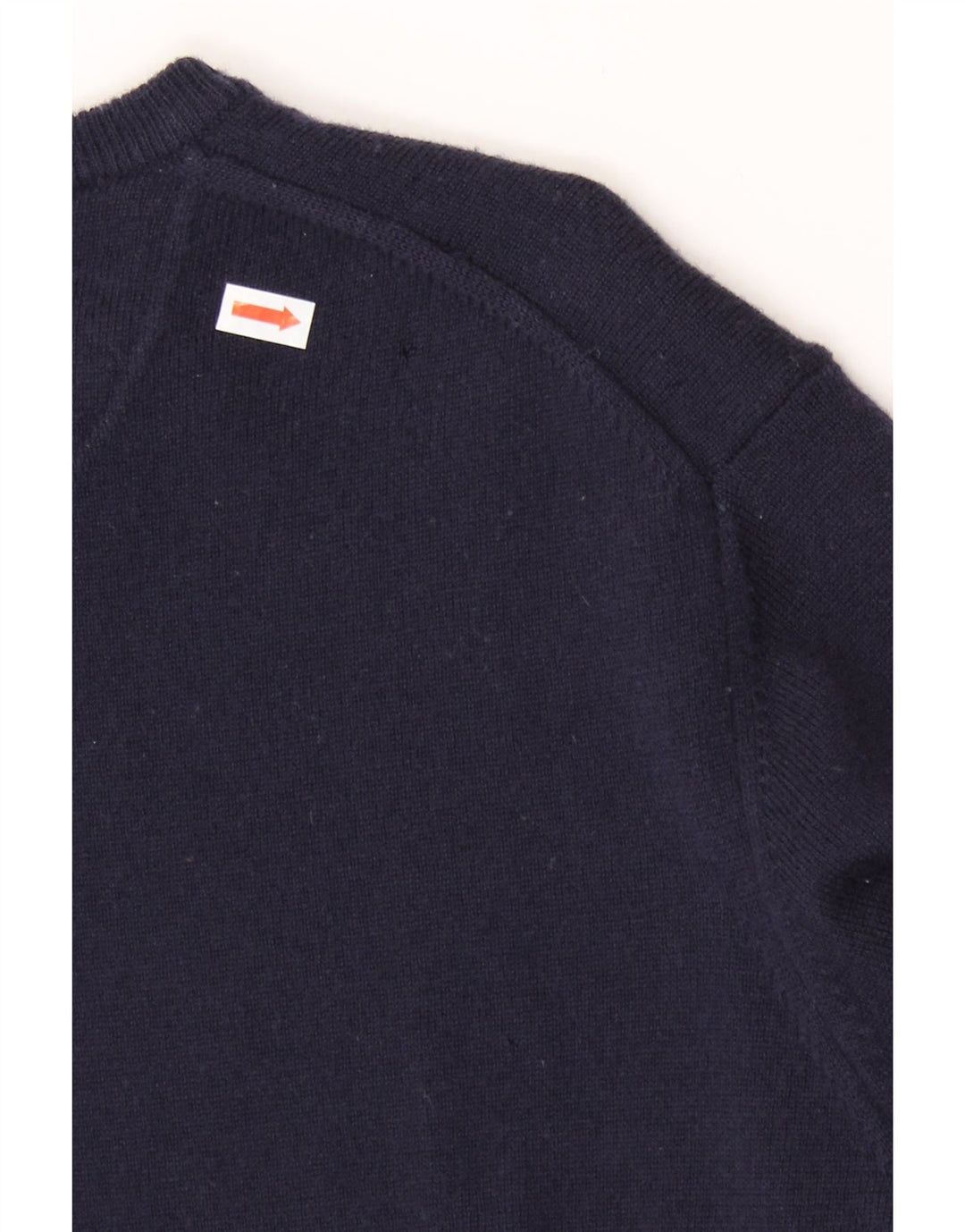 HENRY COTTONS Herre V-hals sweater Stor marineblå
