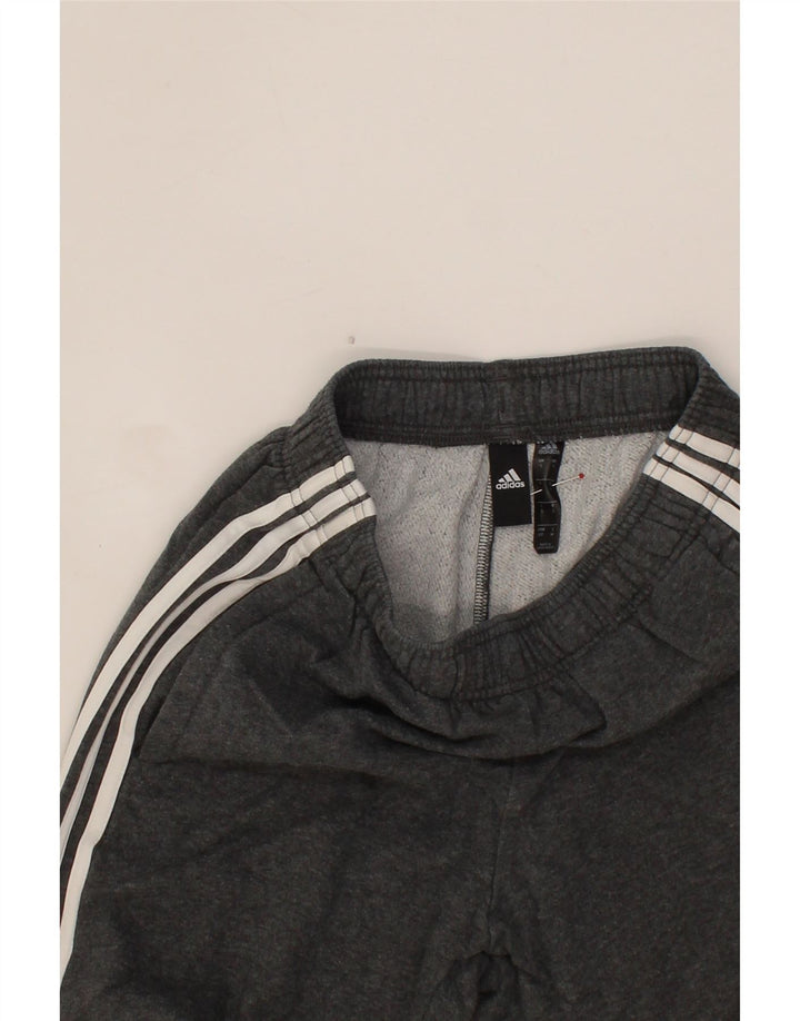ADIDAS Mens Tracksuit Trousers Joggers Small Grey Cotton Vintage Adidas and Second-Hand Adidas from Messina Hembry 