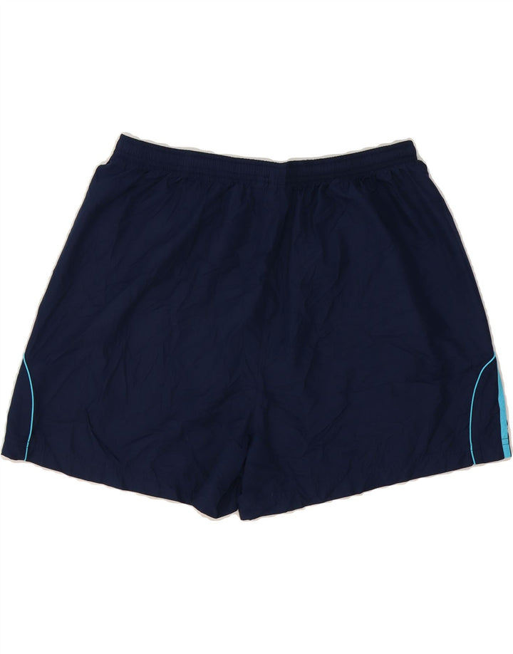 ADIDAS Mens Sport Shorts Large  Navy Blue Polyester Vintage Adidas and Second-Hand Adidas from Messina Hembry 