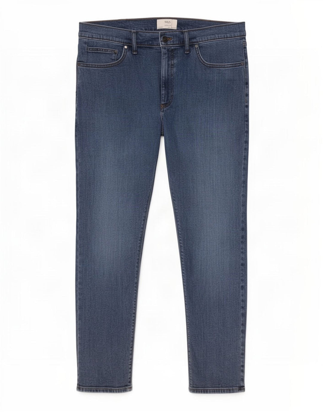 Marks & Spencer Herre Slim Jeans W38 L29 Blå Bomuld