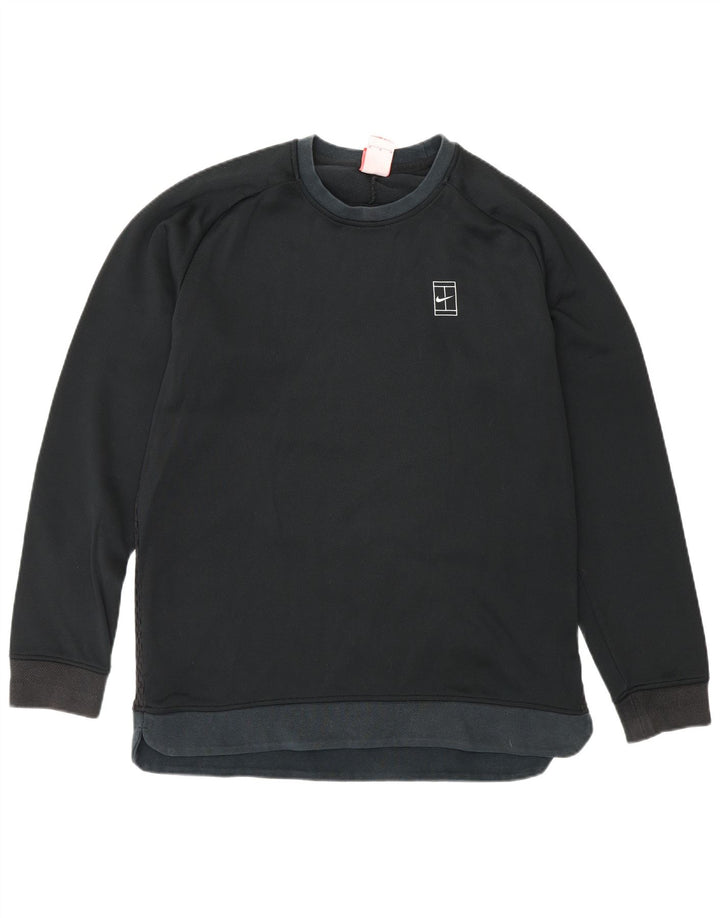 Nike Herre sweatshirt Jumper Medium Sort Bomuld