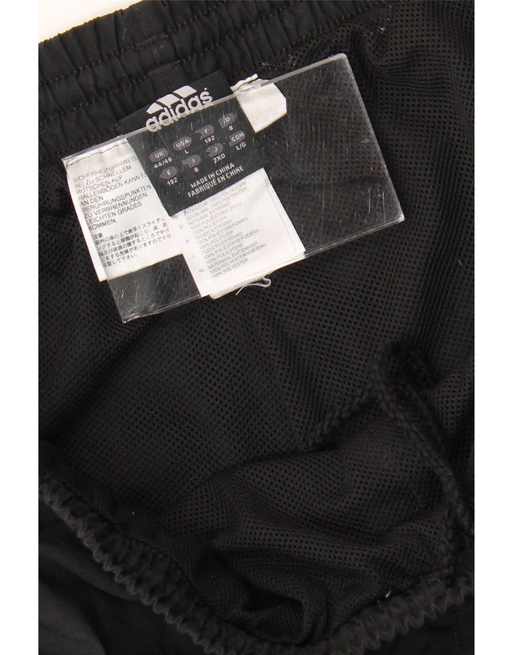 ADIDAS Træningsdragtsbukser til mænd UK 44/46 Large Black Polyester