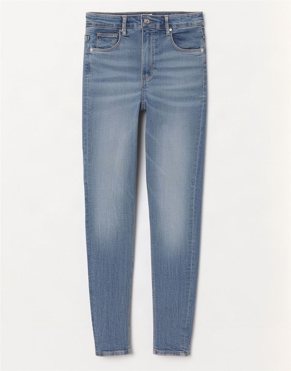 Zara Dame Skinny Jeans EU 40 Medium W30 L28 Blå Bomuld