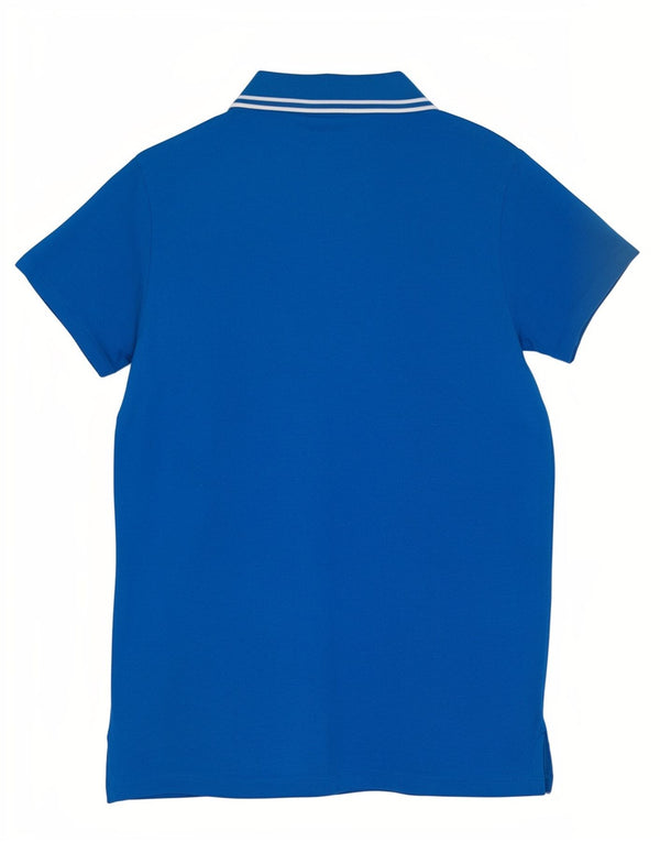 Tommy Hilfiger Dame Polo Shirt UK 18 XL Blå Bomuld