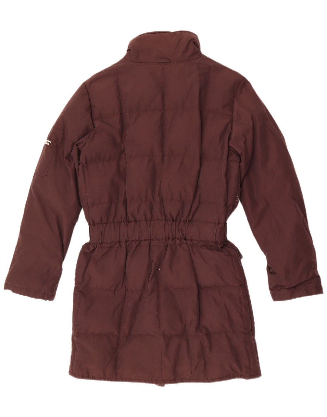 Woolrich Womens Polstret Frakke UK 10 Small Brown Bomuld