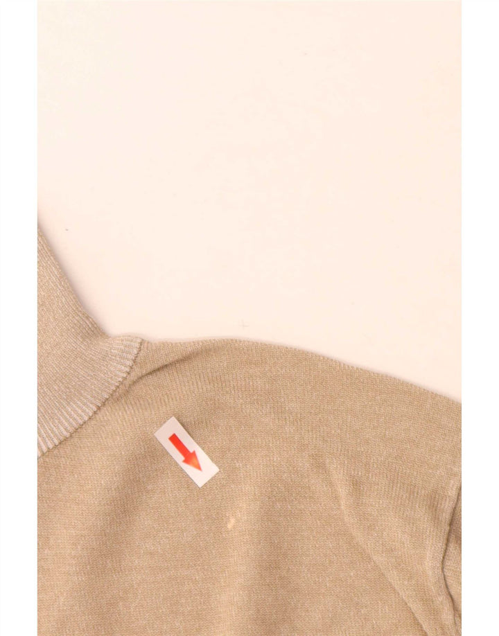 Calvin Klein Jeans Herre Cardigan Sweater Stor Beige Bomuld