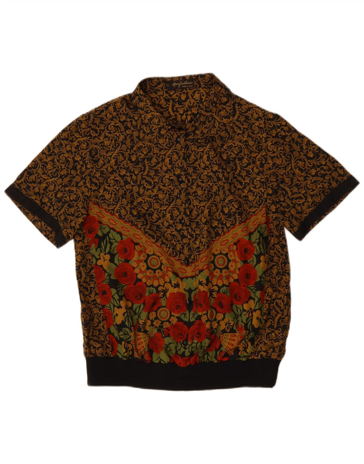 MARIO PUCCI CECCONI Damebluse Top IT 49 XL Flerfarvet blomster