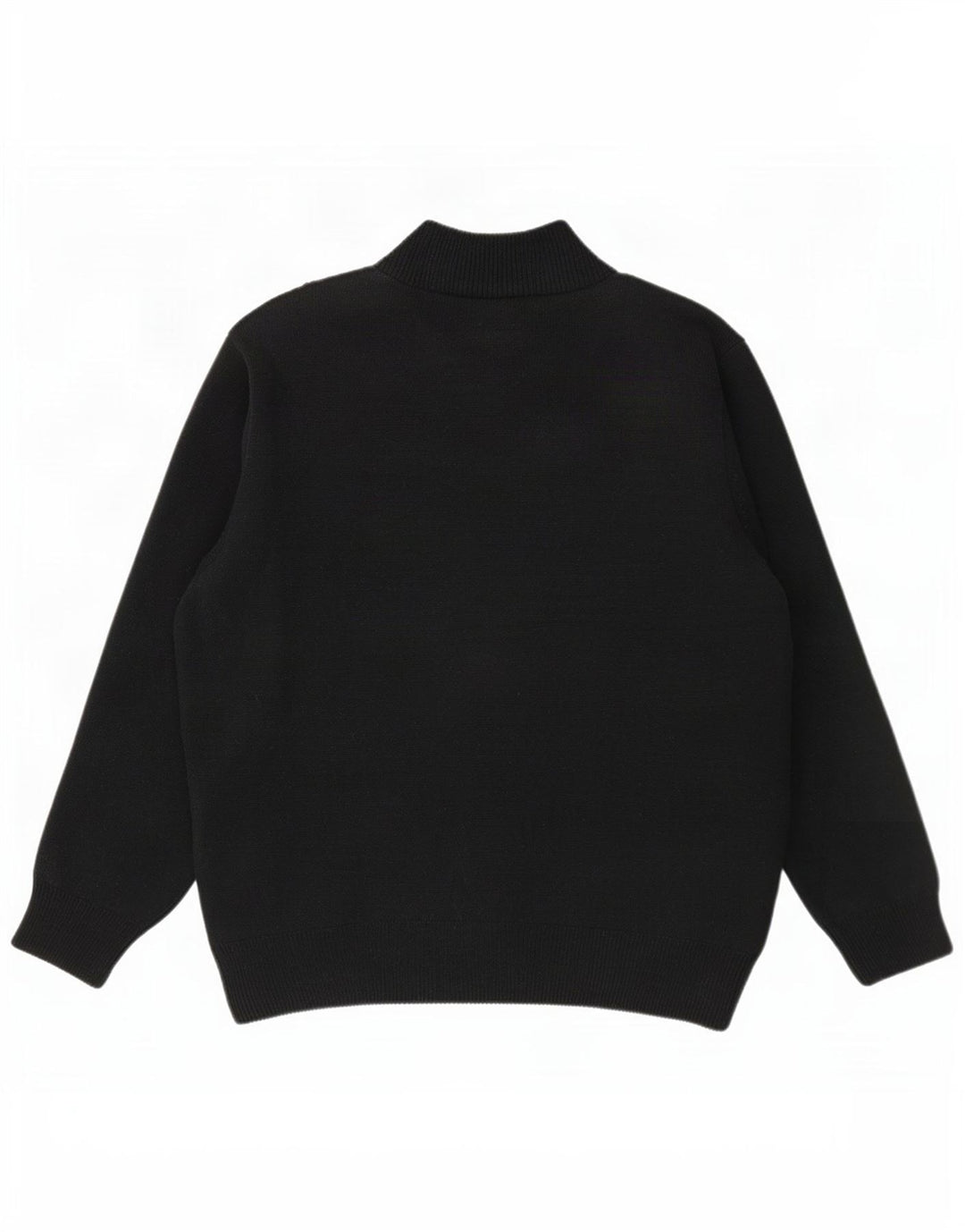 Belønning Herre Zip Cardigan Sweater Medium Sort Stribet Akryl Classic