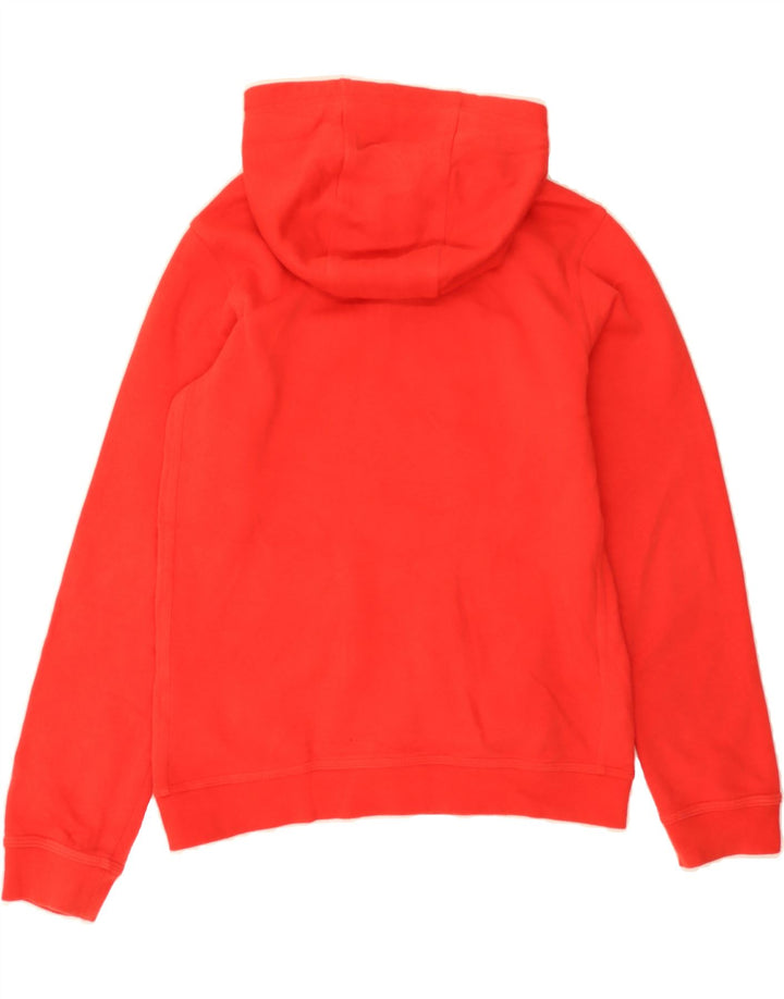 NIKE Womens Hoodie Jumper UK 14 Medium Red Cotton Vintage Nike and Second-Hand Nike from Messina Hembry 