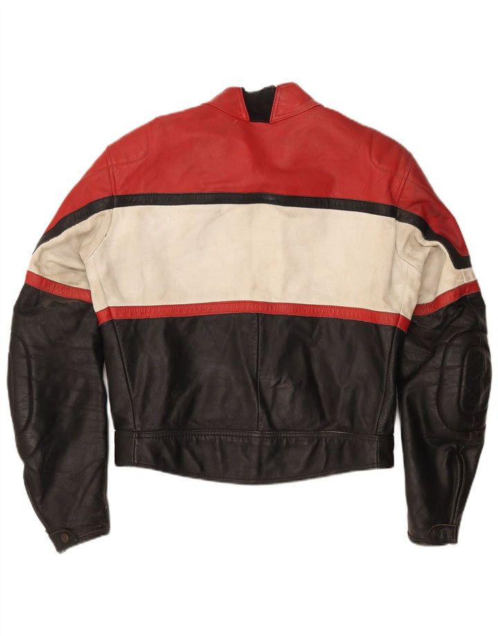 DAINESE Herre Biker Jacket IT 54 2XL Flerfarvet Colourblock Læder