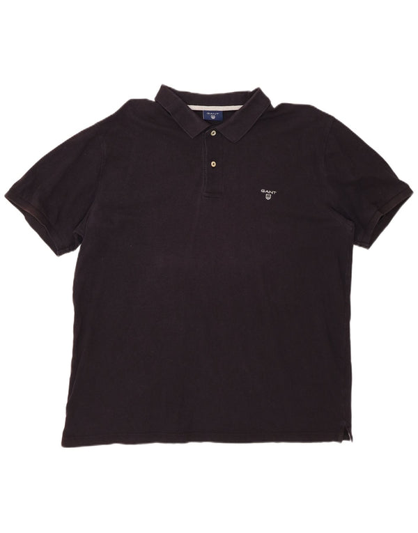 GANT Polo Shirt til mænd 3XL sort bomuld