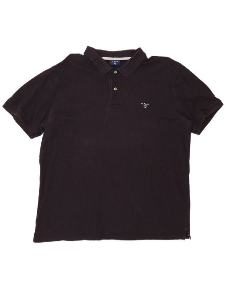 GANT Polo Shirt til mænd 3XL sort bomuld