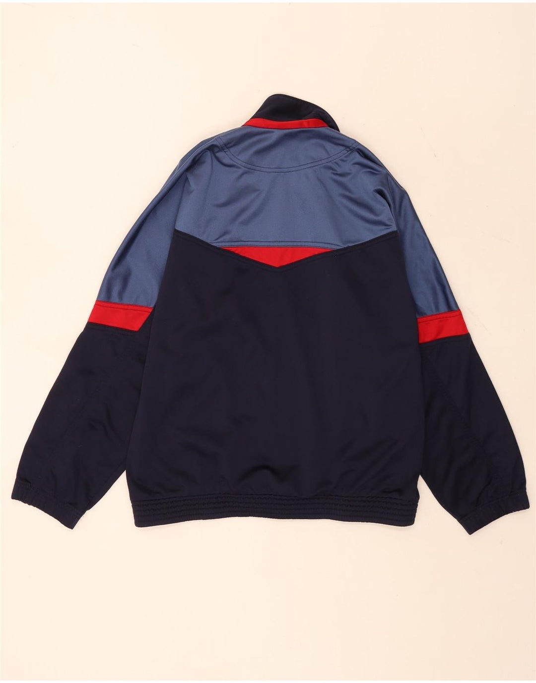 Sergio Tacchini Herre fuld træningsdragt IT 46 Small Navy Blue Colourblock