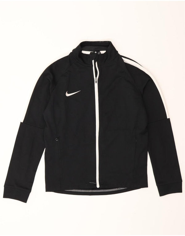 Nike drenge Dri Fit træningsdragt topjakke 10-11 år medium sort farveblok