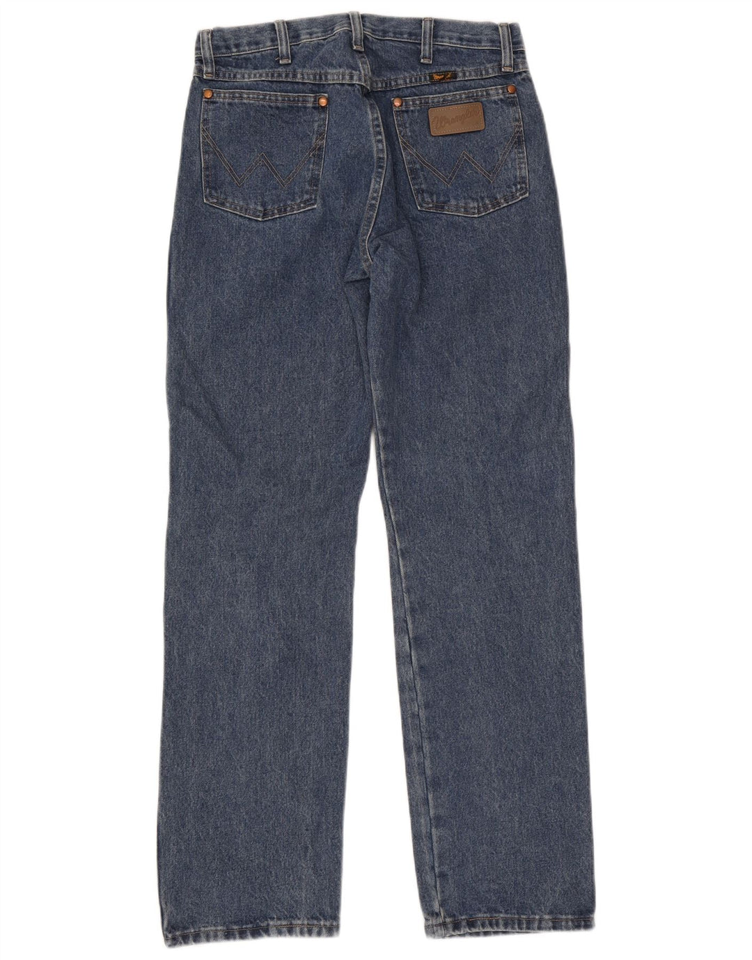 Wrangler Straight Jeans til mænd W32 L32 blå bomuld