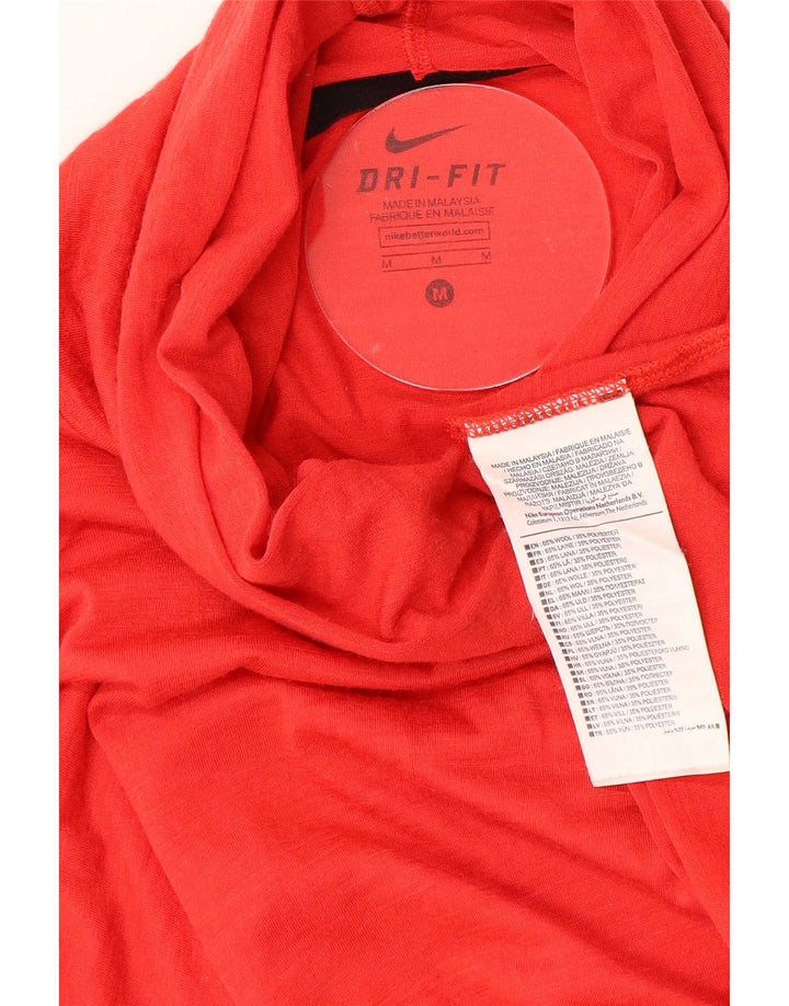Nike Herre Dri Fit Top Langærmet Medium Rød Uld