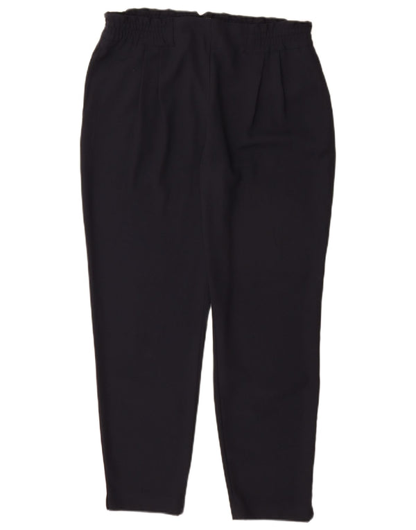 Zara kvinders tilspidsede chinobukser Medium W30 L28 Marineblå