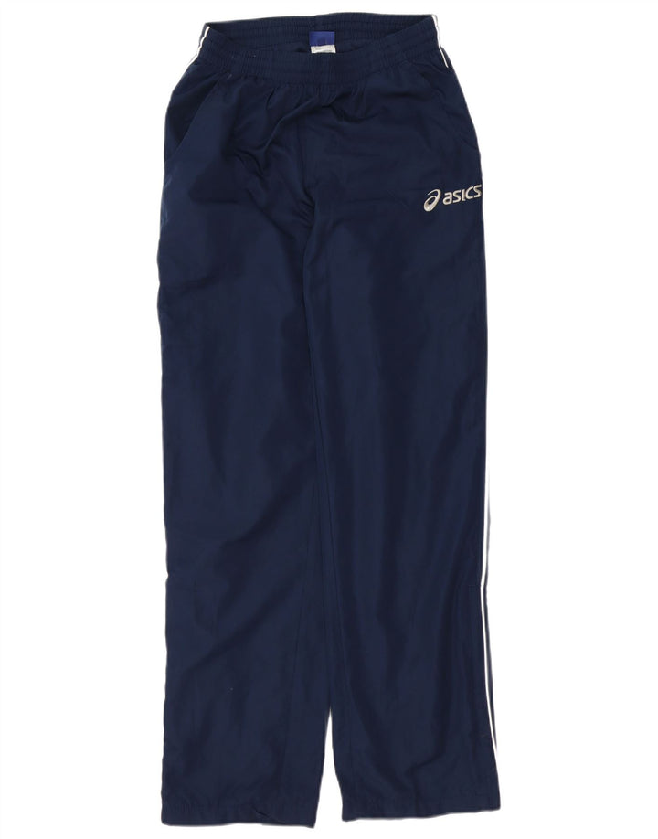 Asics Herre Windbreaker Bukser XS Navy Blue Polyester Sports