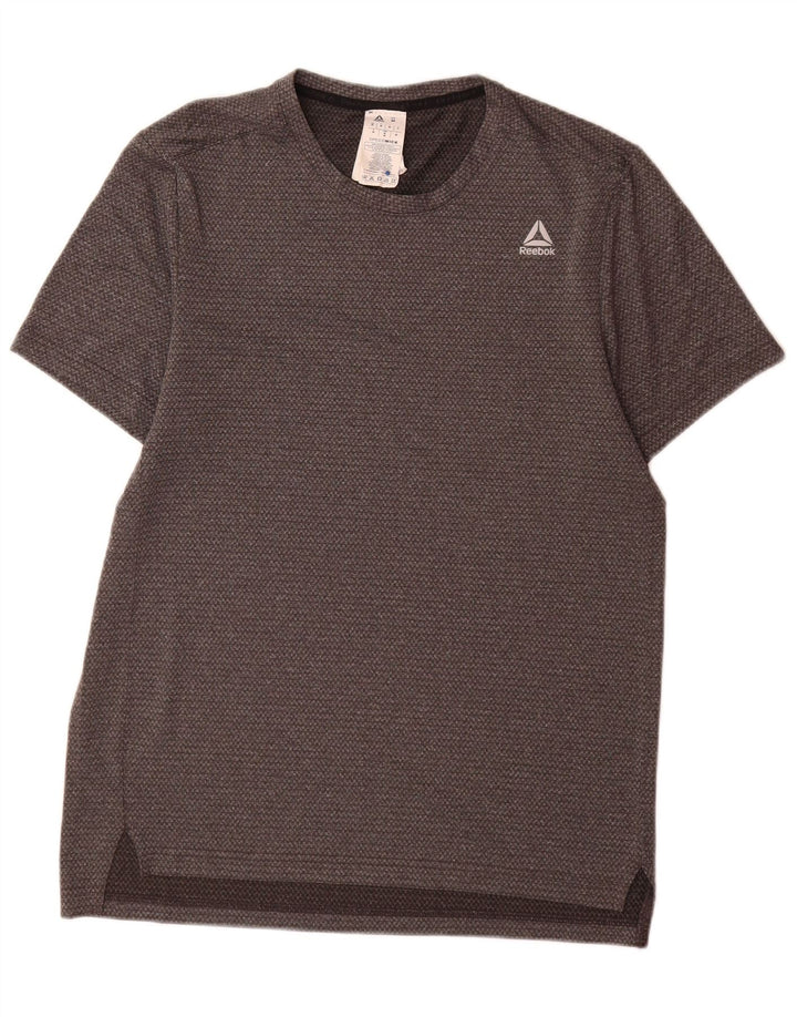 Reebok Herre Speedwick T-Shirt Top Medium Grå Polyester
