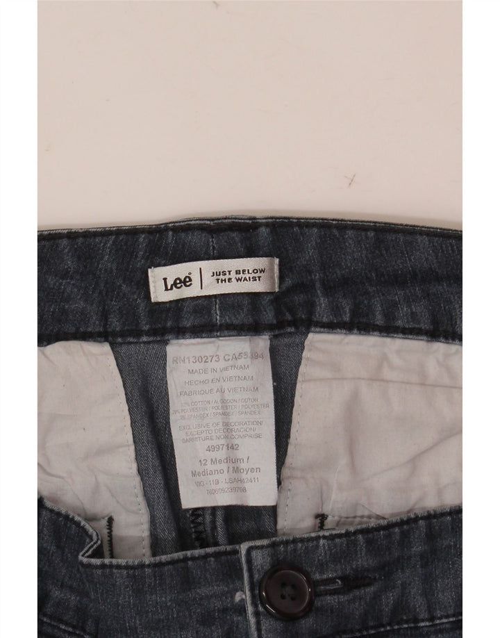 Lee Dame Capri Jeans US 12 Large W32 Navy Blue Bomuld