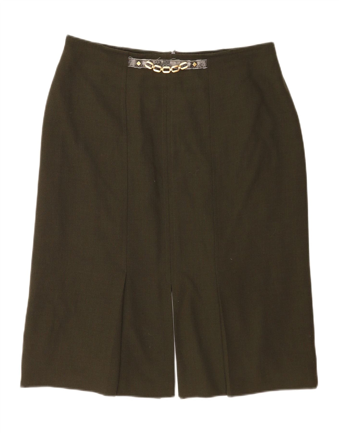 ARA lige nederdel til kvinder UK 18 XL W34 Khaki Polyester