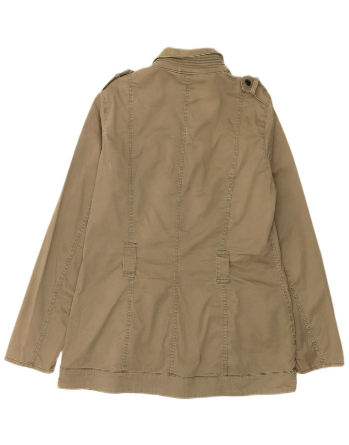 Barbour Dame Military Jacket UK 10 Small Khaki Cotton