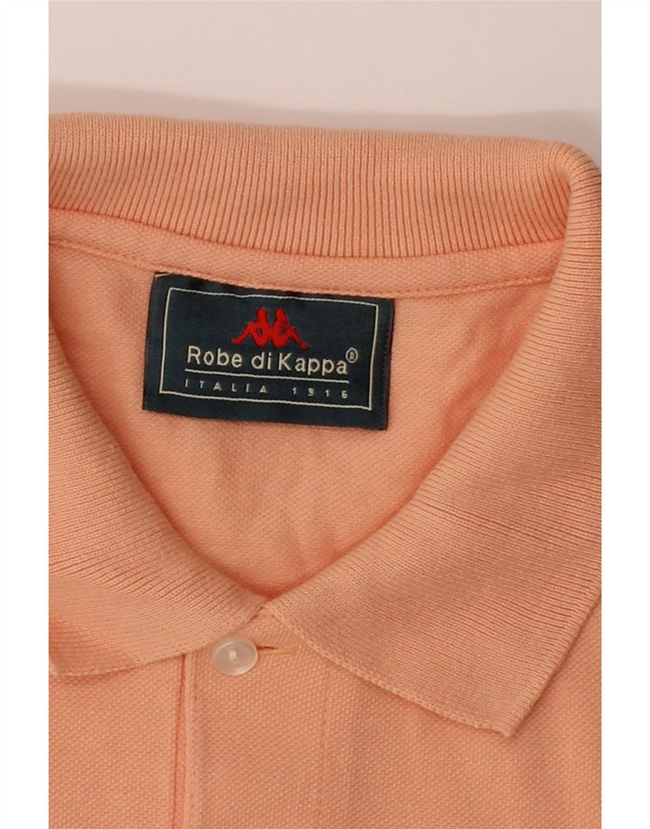 KAPPA Mens Polo Shirt Large Orange Cotton Vintage Kappa and Second-Hand Kappa from Messina Hembry 