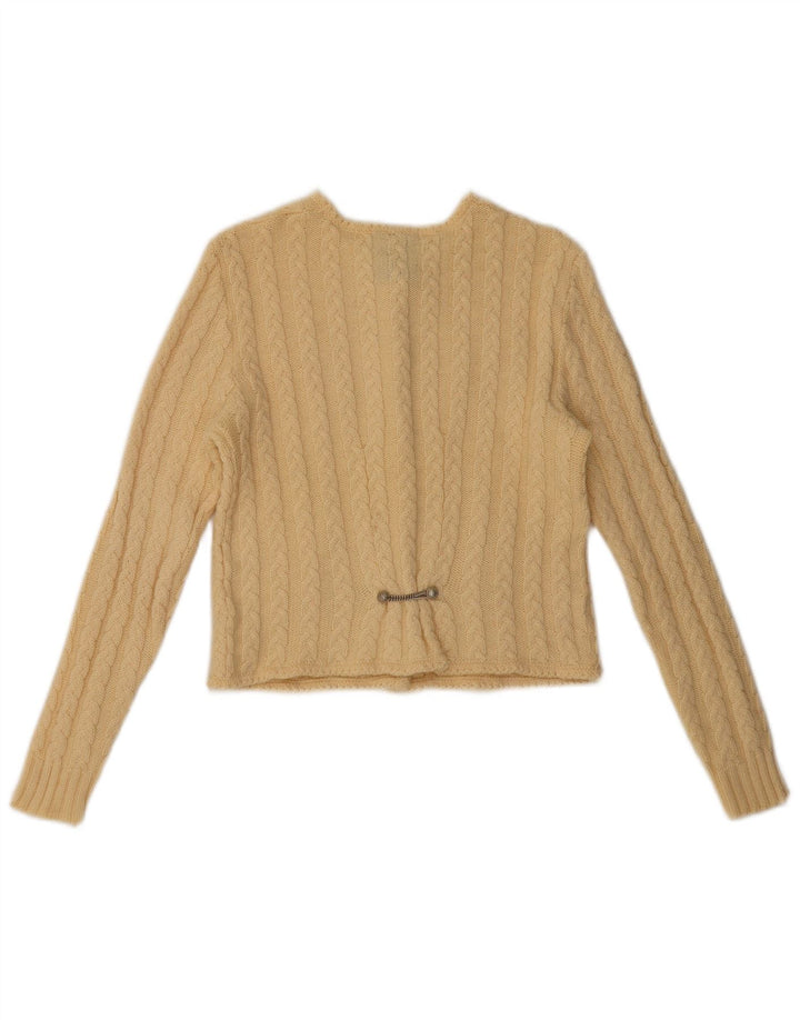 Arbep Dame Bolero Jumper EU 40 Medium Gul Uld
