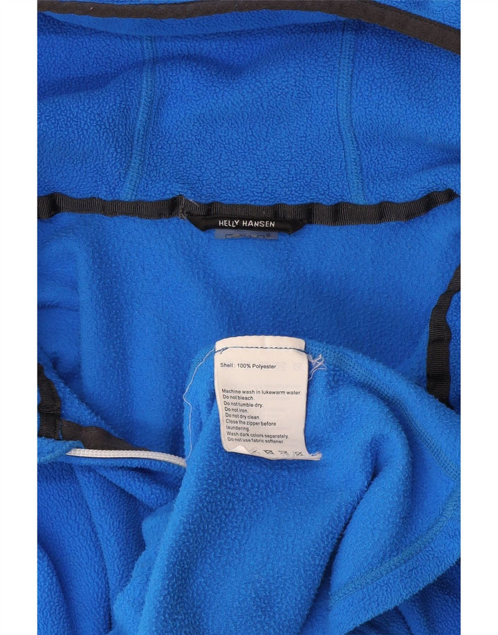 Helly Hansen Dame Hættejakke i Fleece UK 14 Medium Blue Polyester