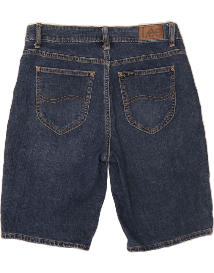 LEE Womens Bermuda Mid Rise Regular Fit Denim Shorts US 10 Large W32  Blue Vintage Lee and Second-Hand Lee from Messina Hembry 