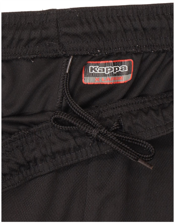 Kappa Herre grafisk træningsdragt Bukser Joggers XL Sort Polyester