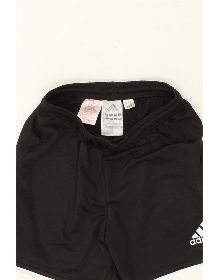 ADIDAS Womens Climalite Sport Shorts UK 0 2XS  Black Polyester Vintage Adidas and Second-Hand Adidas from Messina Hembry 