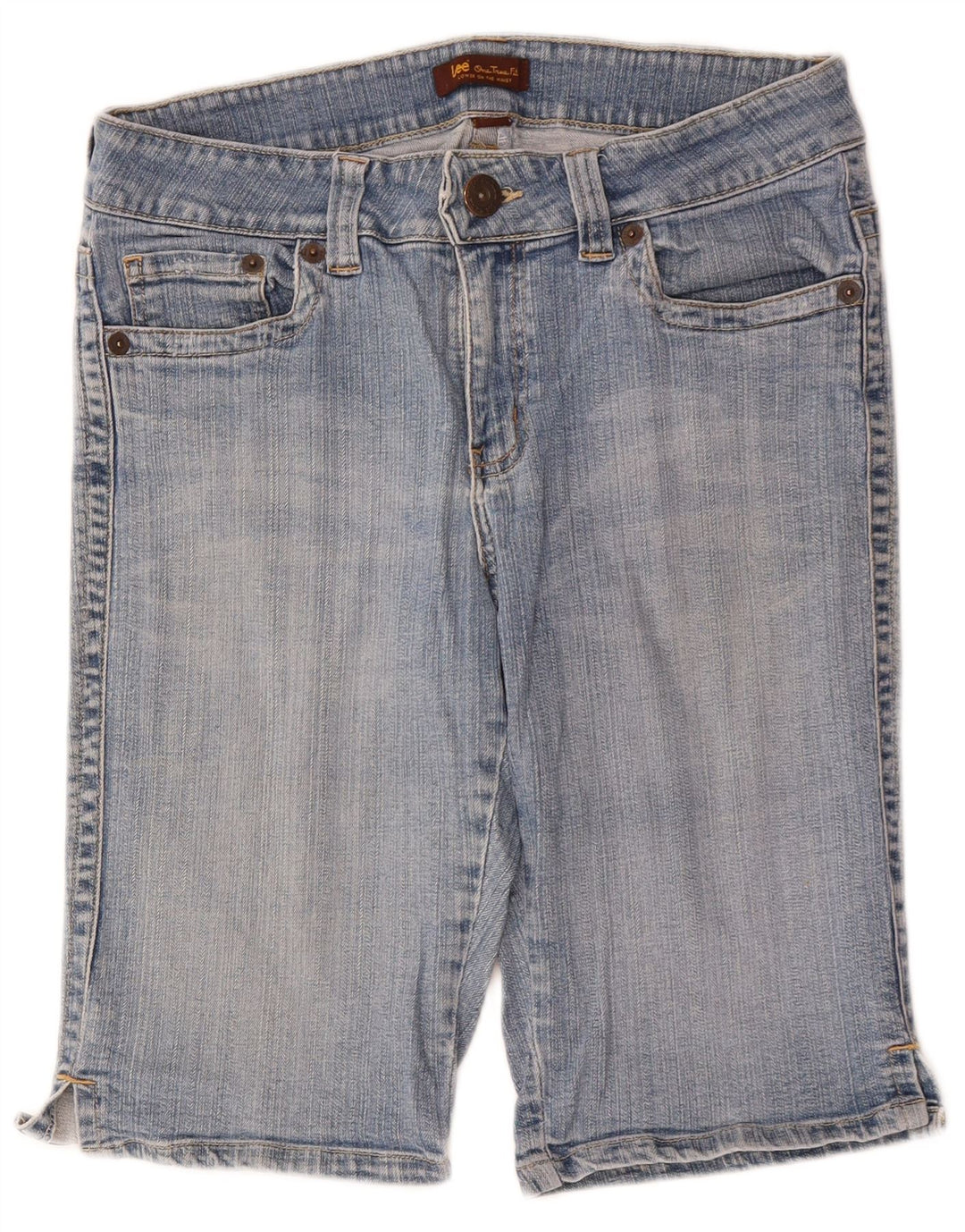 LEE Dame denim Shorts US 11/12 Large W32 Blue Cotton