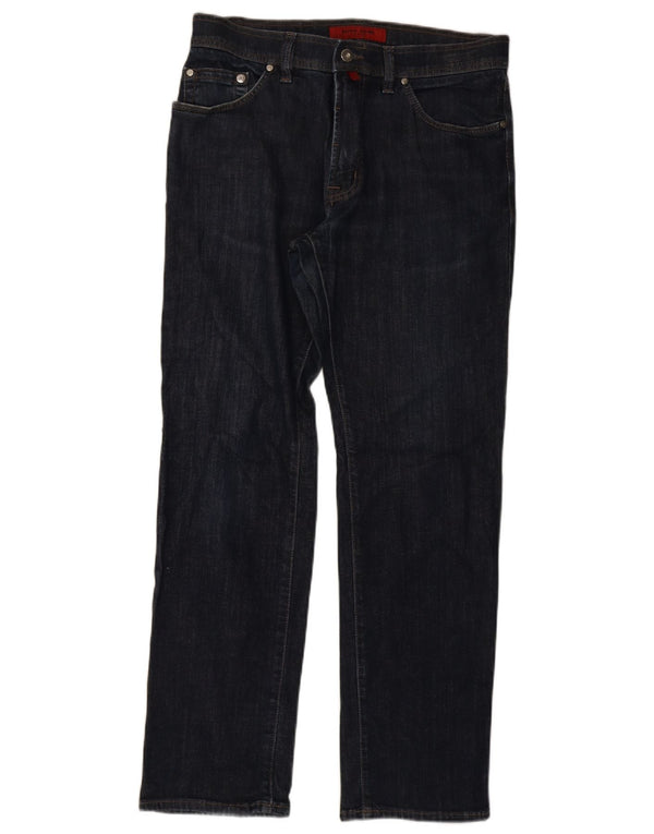 Pierre Cardin Straight Jeans til mænd W34 L32 Marineblå
